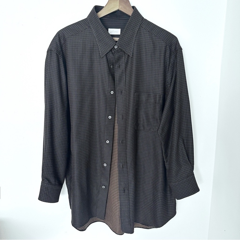 Brioni - Light Brown Button Up Shirt